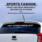 Easy Install Car Front Window Decoration Sticker CompatibleChevrolet Colorado Cruze Spark Captiva Malibu Trax Aveo Camaro Onix