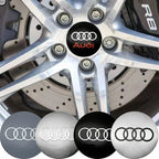 4Pc 56mm Car Wheel Center Hub Cap Rim Cover Emblem Stickers For Audi sline Rs A4 B7 B8 B9 A3 8P 8L 8V A5 A6 C6 C5 C7 A1 A7 A8 Q2