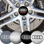 4Pc 56mm Car Wheel Center Hub Cap Rim Cover Emblem Stickers For Audi sline Rs A4 B7 B8 B9 A3 8P 8L 8V A5 A6 C6 C5 C7 A1 A7 A8 Q2