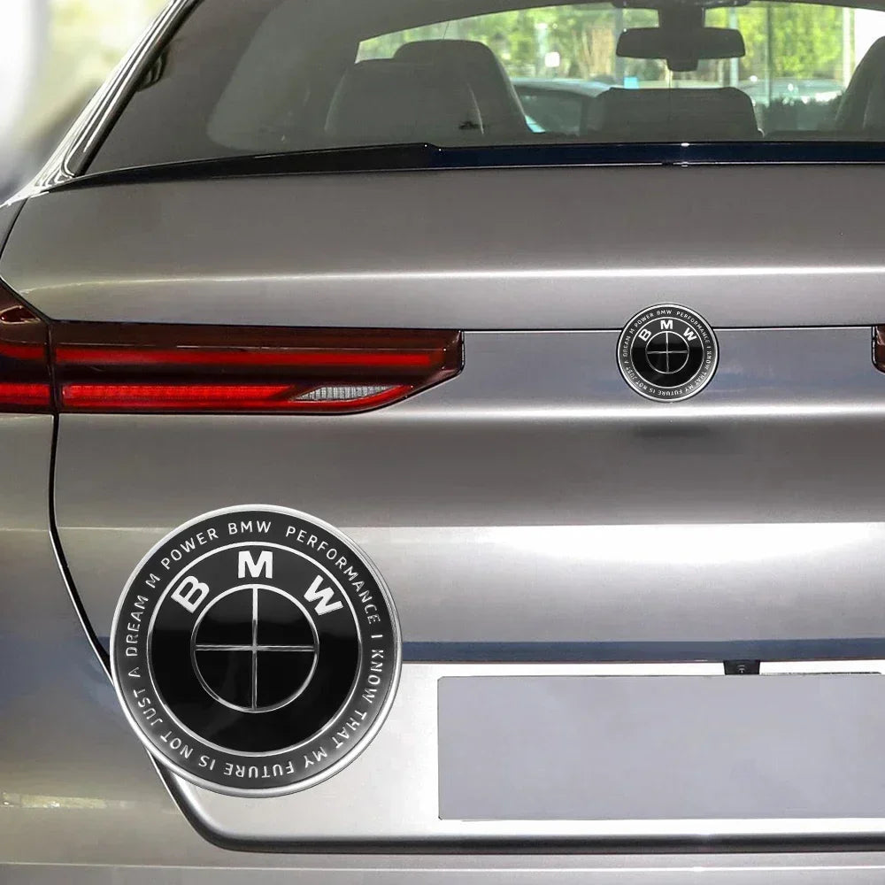 74mm 82mm Car Hood Front Badge Tail Trunk Emblem Replacement Sticker for Bmw F20 F30 G20 f31 F34 F10 G30 F11 X3 F25 X4 I3 M3 M4