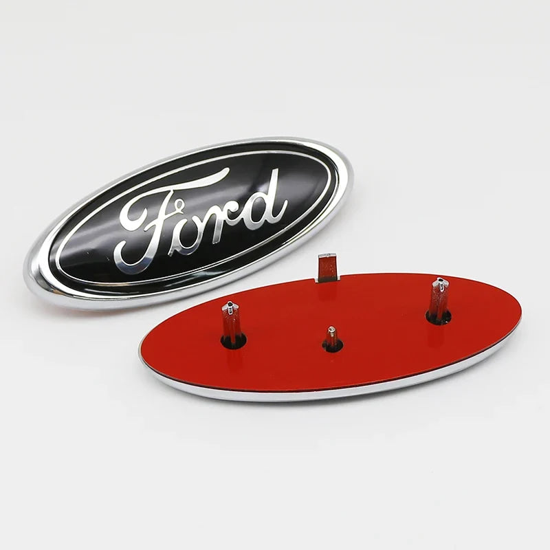 For Focus Ranger Mustang Kuga Mondeo Fiesta Explorer Transit Accessories Ford ABS 14.5cm Car Front Hood Emblem ABS Badge Cover