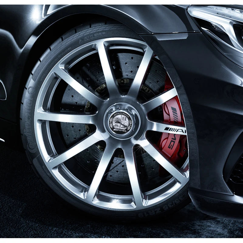 4PCS 56mm Car Styling Wheel Center Hub Caps Rim Cover Badge Emblem Sticker For Mercedes Benz AMG W205 W204 W206 W213 W212 W211 W