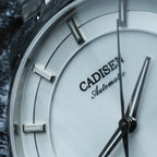 CADISEN Automatic Mechanical Ultra-thin Wriswatch MIYOTA 9015 Top Brand Luxury Curved Single-dome Sapphire Crystal Watch Man