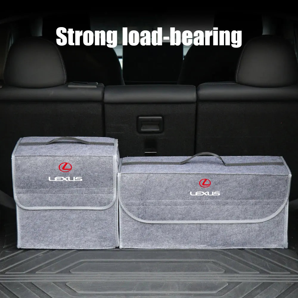Car Large Capacity Trunk Storage Box Tool Organiser Bag Accessories For Lexus LS LC IS350 ES300h ES300 IS250 IS220d NX350h GS350