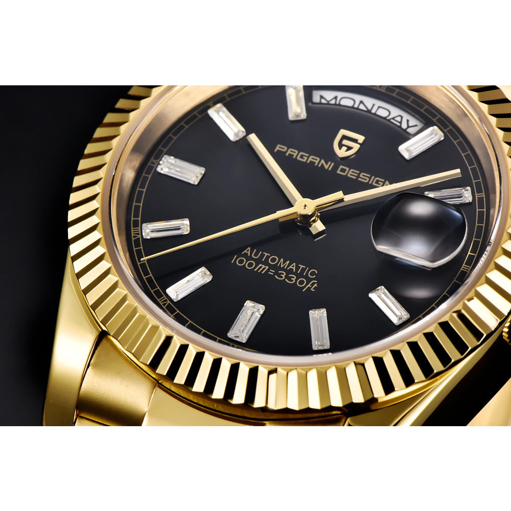 2025 New PAGANI DESIGN Men's Watch DD36 Rose Gold Luxury Automatic Watch For Men Mechanical Wristwatches Sapphire Mirror Clock