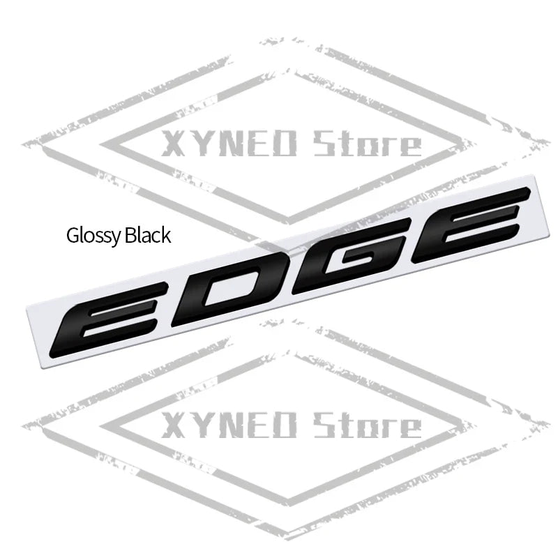 Car Sticker Metal For Ford Edge Logo ST Line Emblem Badge Trunk Decal Auto Accessories