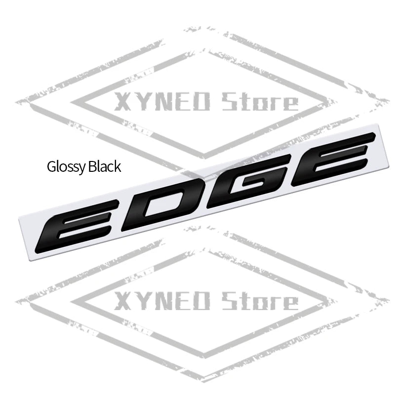 Car Sticker Metal For Ford Edge Logo ST Line Emblem Badge Trunk Decal Auto Accessories