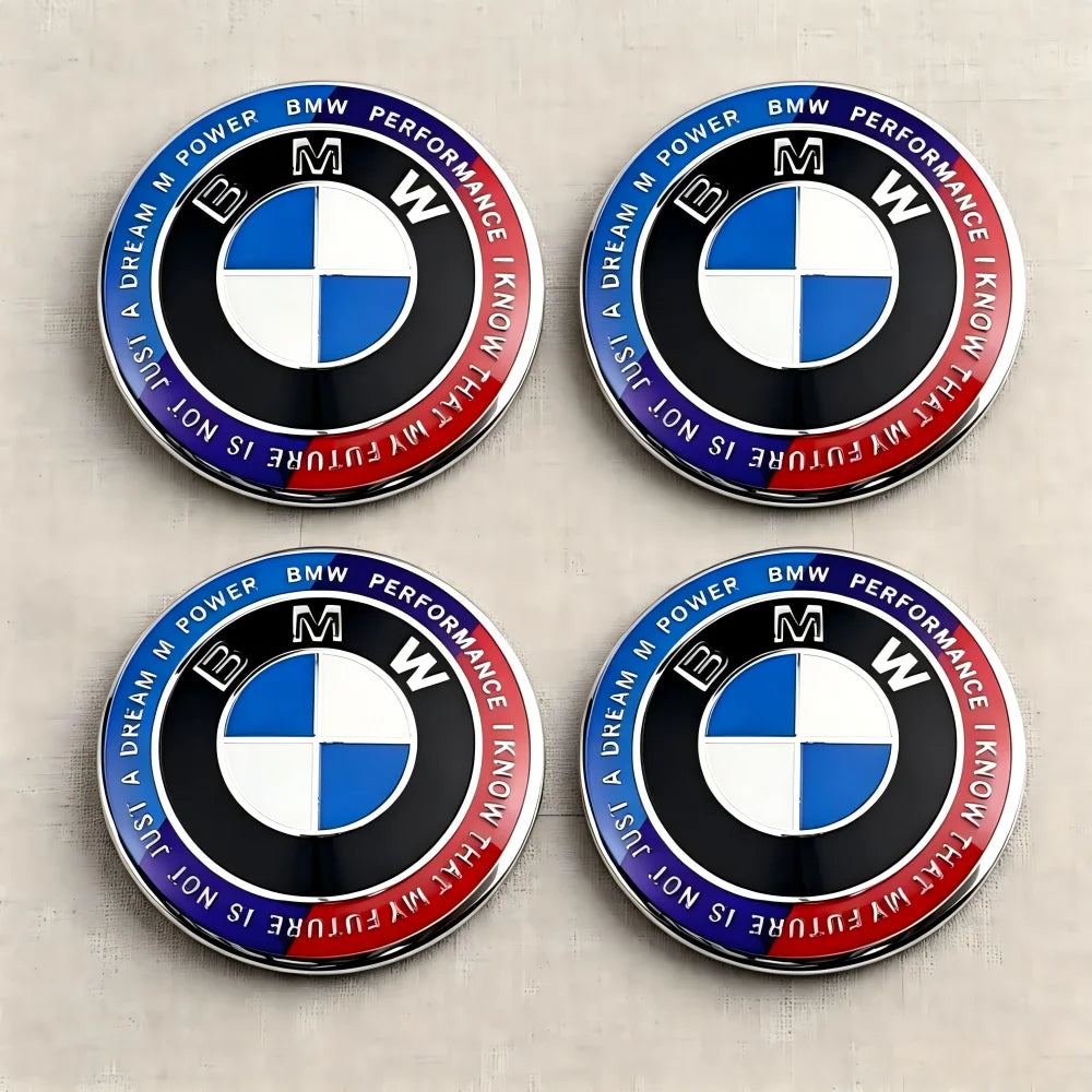BMW 4pcs 56/68MM Wheel Center Caps For G11 G12 G30 G31 G32 G38 G01 G08 G02 G05 F45 F46 F52 F48 F49 F39 F90 Auto Accessories