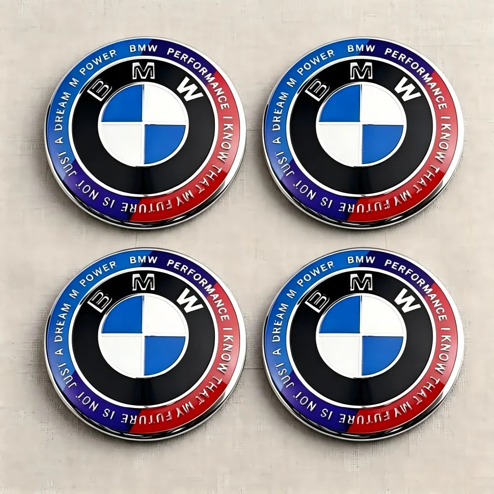 BMW 4pcs 56/68MM Wheel Center Caps For G11 G12 G30 G31 G32 G38 G01 G08 G02 G05 F45 F46 F52 F48 F49 F39 F90 Auto Accessories