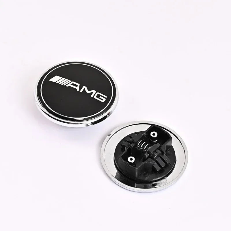 57mm Car Hood Emblem Badge Bonnet Emblem Stickers For Mercedes Benz Brabus AMG W124 W140 W163 W202 W203 W204 W210 W211 W205