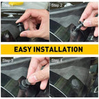 190pcs Car Retainer Clips 6 Size Plastic Fasteners Kit Auto Trim Panel Clip Mixed Car Body Bumper Rivet Set