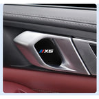 4Pcs Car Inner Door Bowl Guard Stainless Steel For BMW X5 G05 2019-2026 Car Door Handle Protective Trim Exterior Accessories