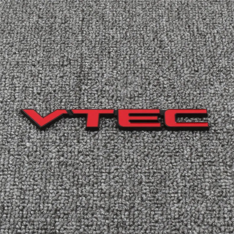 Car Emblem Decals VTEC IVTEC Metal Badge Sticker Accessories For Civic cb400 i-VTEC vfr800 cb750 Accord Odyssey CRV Pilot FIT