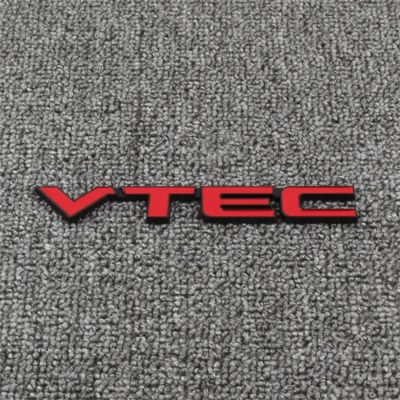 Car Emblem Decals VTEC IVTEC Metal Badge Sticker Accessories For Civic cb400 i-VTEC vfr800 cb750 Accord Odyssey CRV Pilot FIT