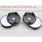 For Subaru ASCENT BRZ FORESTER IMPREZA XV WRC WRX LEGACY OUTBACK STI 4pcs 60mm Car Wheel Center Covers Tire Hub Caps Decoration
