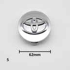 4pcs 57mm/62mm Car Tyre Wheel Center Hub Cap Badge Logo Rim Emblem For Toyota Corolla Camry Yaris CHR Rav4 Auris Verso Avalon