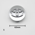 4pcs 57mm/62mm Car Tyre Wheel Center Hub Cap Badge Logo Rim Emblem For Toyota Corolla Camry Yaris CHR Rav4 Auris Verso Avalon