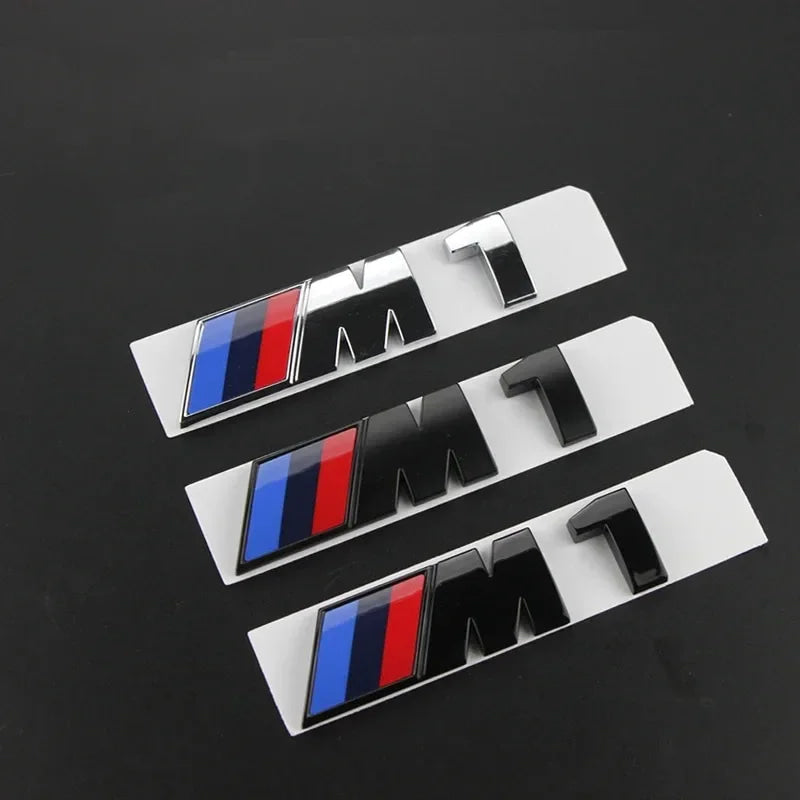 Car Valve Core BMW 3D Electroplating Emblem Stickers Trunk Decorative Stickers For BMW X5 E91 E70 F11 E30 F31 X3 F25 E61 E83 X1