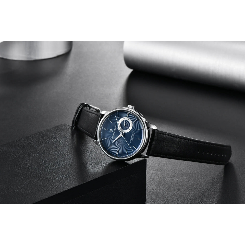 2026 Pagani Design Reloj Hombre PD1654 Quartz Watch Men 100M Water Resistant Leather Strap  Fashion Business Wristwatch reloj