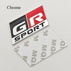 3D Metal Car Sticker GR SPORT Logo Fender Side Badge Rear Trunk Front Grille Emblem For Toyota Alphard Avensis Prius Crown Yaris