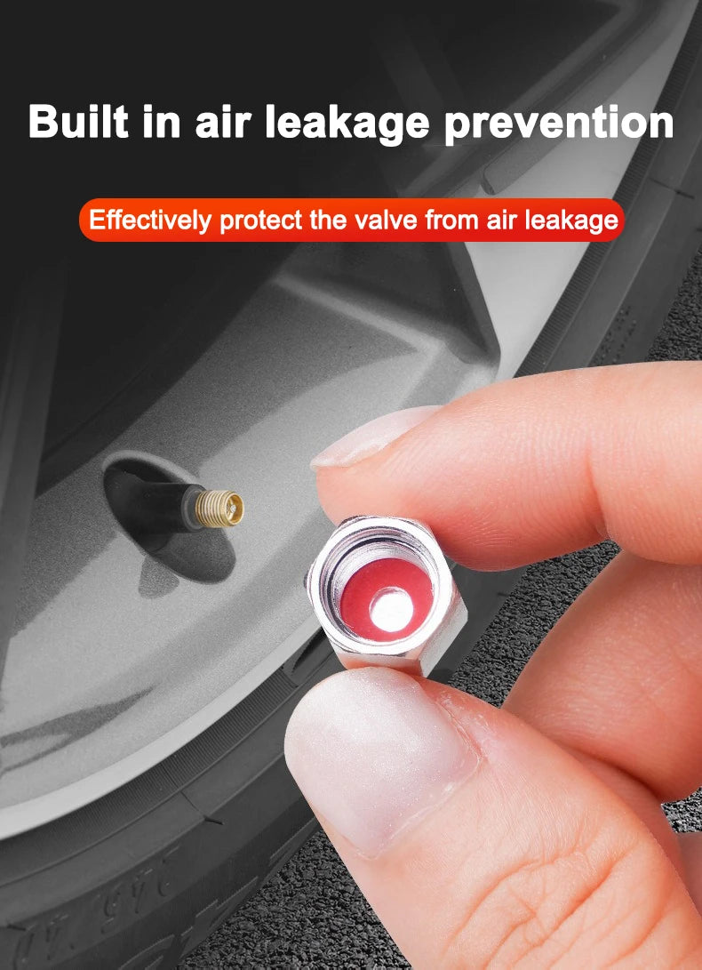 5Pcs Metal For BWM M E34 E36 E60 E90 E46 F10 F20 F30 X5 X6 X1 M3 M5 M6 E71 Car Wheel Tire Valve Cap Protection Cover Accessories