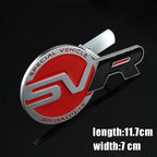Car Front Grille Emblem Sticker Auto Accessories For Landrover SVR Vogue Velar Evoque Discovery Range Rover  L551 P250 P300 L405
