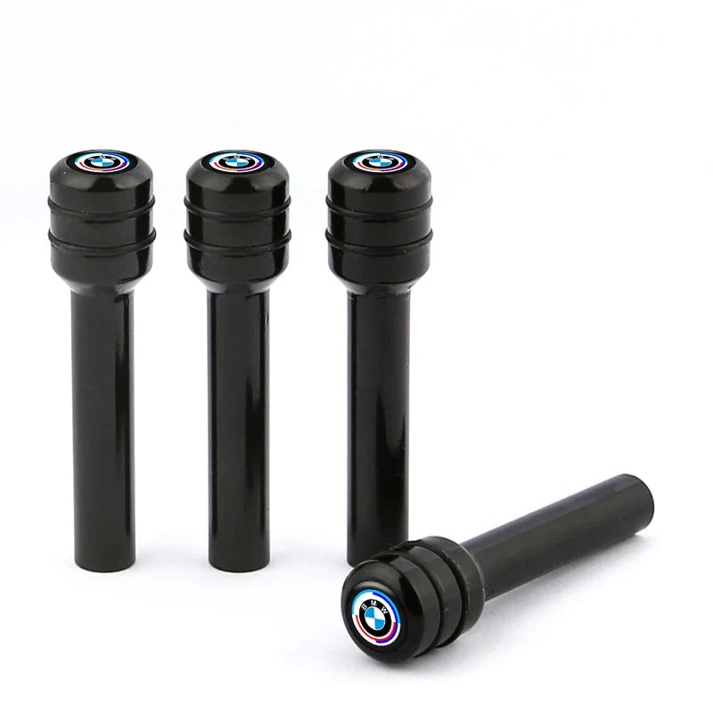 4Pcs Aluminum Alloy Car Door Lock Pins Security Rod Knob Cover For BMW M 50th Anniversary M5 E46 E90 F10 E39 E36 F20 E87 G30 E92