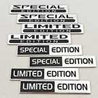 2pcs 3D Aluminum LIMITED/SPECIAL EDITION Emblem Badge Car Stickers Decal For Audi Honda Opel Toyota Mercedes Mazda Motorcycle