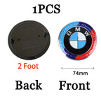 74mm 82mm Car Hood Front Badge Tail Trunk Emblem Replacement Sticker for Bmw F20 F30 G20 f31 F34 F10 G30 F11 X3 F25 X4 I3 M3 M4