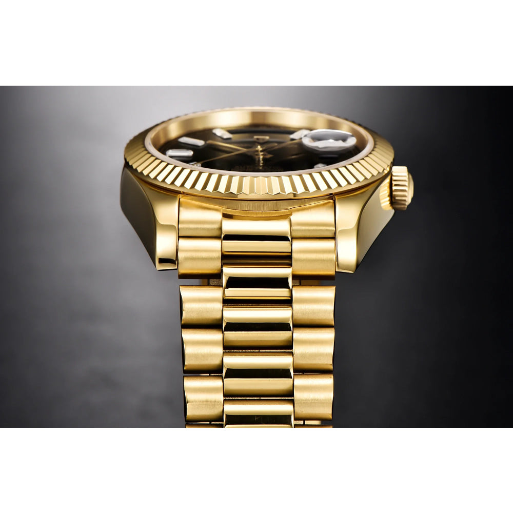 2025 New PAGANI DESIGN Men's Watch DD36 Rose Gold Luxury Automatic Watch For Men Mechanical Wristwatches Sapphire Mirror Clock