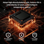Banco de energía solar de 38800 mAh con cable incorporado, fuente de alimentación móvil universal liviana y de gran capacidad para teléfonos móviles