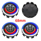 4Pcs 56mm 68mm Carbon Fiber Wheel Center Hub Caps 50th Anniversary Emblem for BMW M Power X5 E46 E90 F10 F30 G20