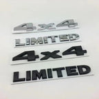 Metal Car Trunk Badge Stickers For Jeep 4X4 Limited Letters Emblem Logo Grand Cherokee Overland Compass Wrangler Accessories