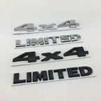 Metal Car Trunk Badge Stickers For Jeep 4X4 Limited Letters Emblem Logo Grand Cherokee Overland Compass Wrangler Accessories