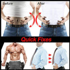 Men's Shapewear Slimming Body Corset Vest Shirt Compression Abdomen Tummy Belly Control Slim Waist Cincher Underwear Sports Vest