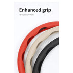 Perforated Breathable Leather Car Steering Wheel Cover Accessories For BMW E90 G80 M3 G30 M5 F82 F83 F20 F21 G42 F95 F96 G06 G07