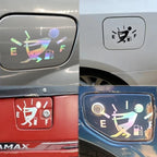 Pegatinas divertidas para coche, puntero de tanque de combustible, pegatina de vinilo reflectante, calcomanía de Gas alto, pegatinas vacías para indicador de combustible, calcomanía para Exterior de coche