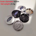 4pcs 54/62/65mm Car Wheel Center Caps Hubcap Cover Car Wheel Center Hub Metal Emblem Cap Cover for Ford Focus Mk3 F150 Mondeo