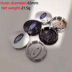 4pcs 54/62/65mm Car Wheel Center Caps Hubcap Cover Car Wheel Center Hub Metal Emblem Cap Cover for Ford Focus Mk3 F150 Mondeo