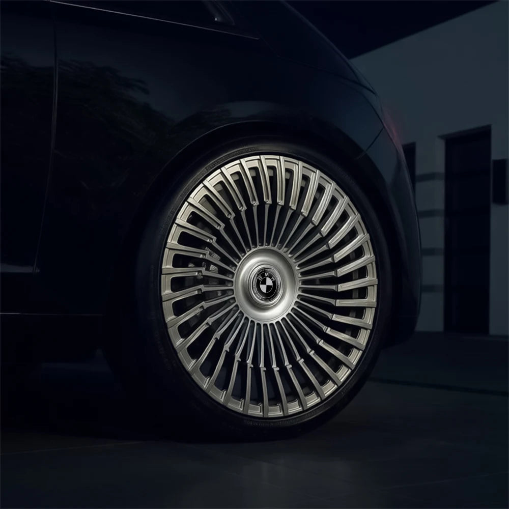 4Pcs 183mm Floating Car Wheel Center Caps Rims Hub Cover For BMW 50TH M Performance M3 M5 M6 F01 F20 F10 F13 F15 F16 F30 F34 F32