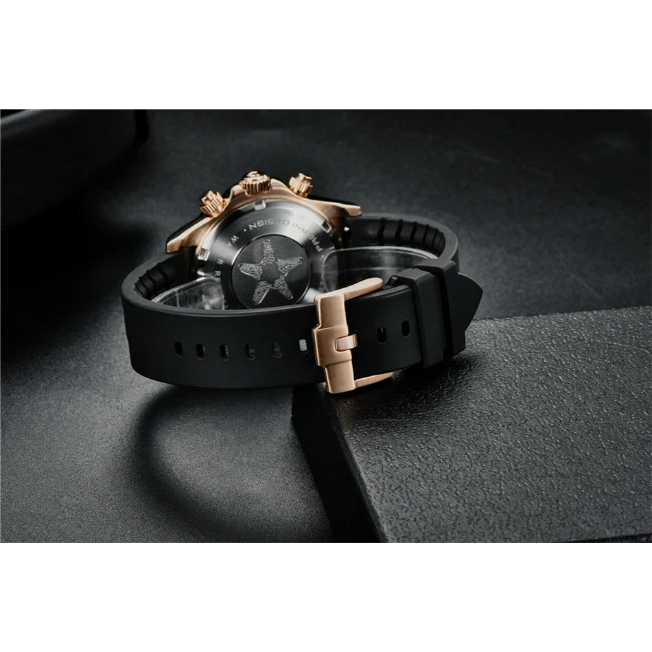 40mm New V2 PAGANI DESIGN Classic fashion Men Quartz Watches Sapphire Retro Chronograph Stainless Steel Waterproof Watch for Men