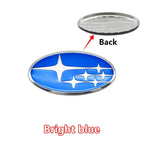 For Subaru Forester Outback Legacy Impreza STI BRZ Auto  1PC 58x30mm ABS Car Steering Wheel Center Emblem Badge Decal