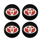 4pcs 56mm Car Styling Wheel Center Hub Caps Stickers Badge Emblem Decoration Decal For Toyota Corolla Auris Yaris CHR Rav4 Hilux