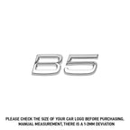 3D ABS Letters Car Rear Trunk Tailgate Side Fender Badge Emblem Sticker for Volvo B2 B3 B4 B5 B6 B7 B8 Auto Accessories