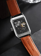 FARASUTE 2026 New Retro Wristwatches Men Casual Manual Square Customized Mechanical Movement Watch Male Sapphire Glass reloj