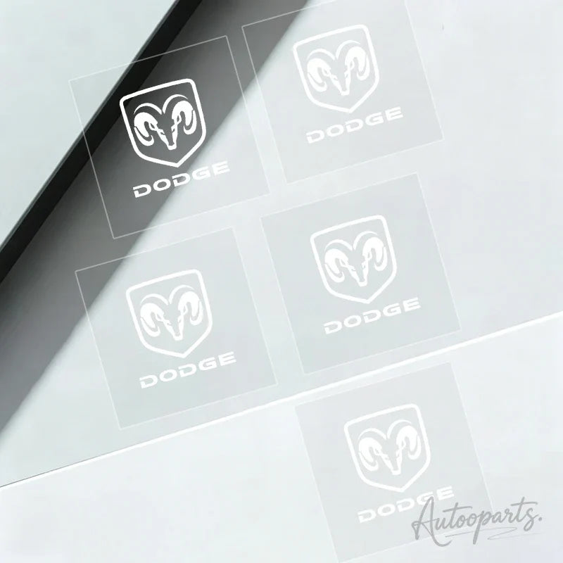 Creativity Dodge Logo Fashion Car Emblem Decorative Sticker For Dodge Ram 1500 Journey Charger Dart Challenger Durango Accessory