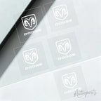 Creativity Dodge Logo Fashion Car Emblem Decorative Sticker For Dodge Ram 1500 Journey Charger Dart Challenger Durango Accessory