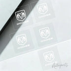 Creativity Dodge Logo Fashion Car Emblem Decorative Sticker For Dodge Ram 1500 Journey Charger Dart Challenger Durango Accessory