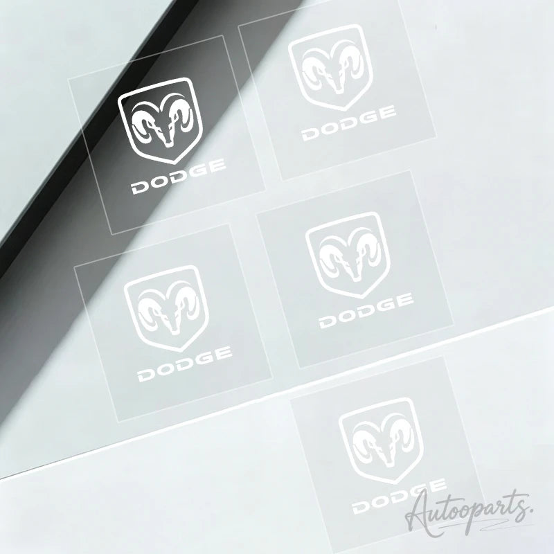 Creativity Dodge Logo Fashion Car Emblem Decorative Sticker For Dodge Ram 1500 Journey Charger Dart Challenger Durango Accessory