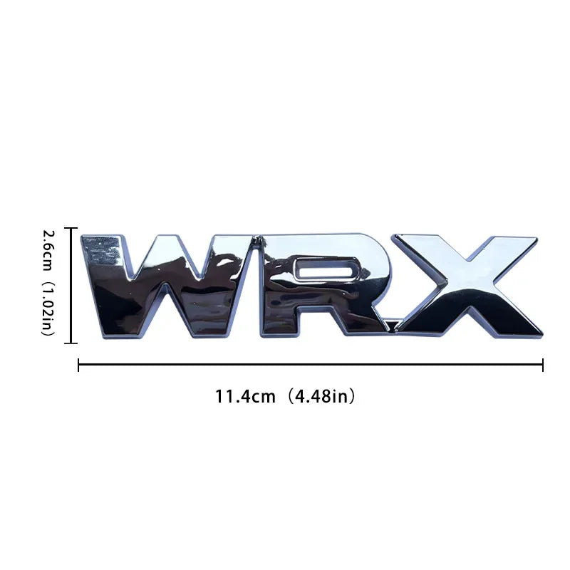 3D Metal Car Front Grille Emblem Auto Body Rear Trunk Badge Sticker for Subaru WRX XV STI Outback Legacy Forester Impreza